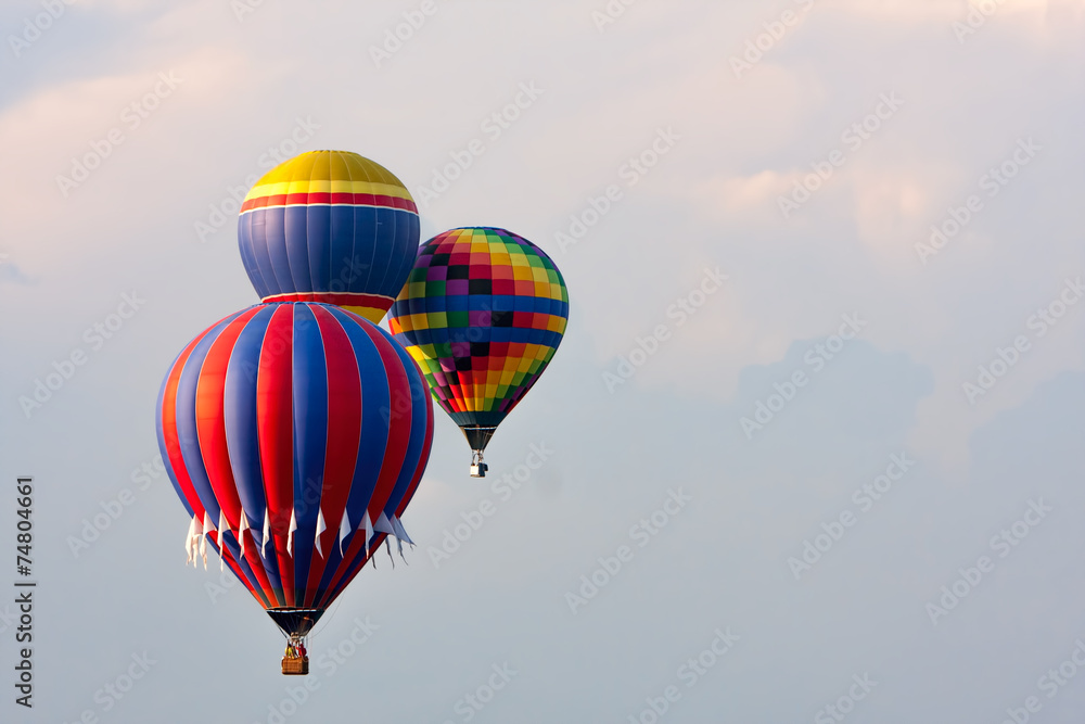 Fototapeta premium Colorful Hot Air Balloons