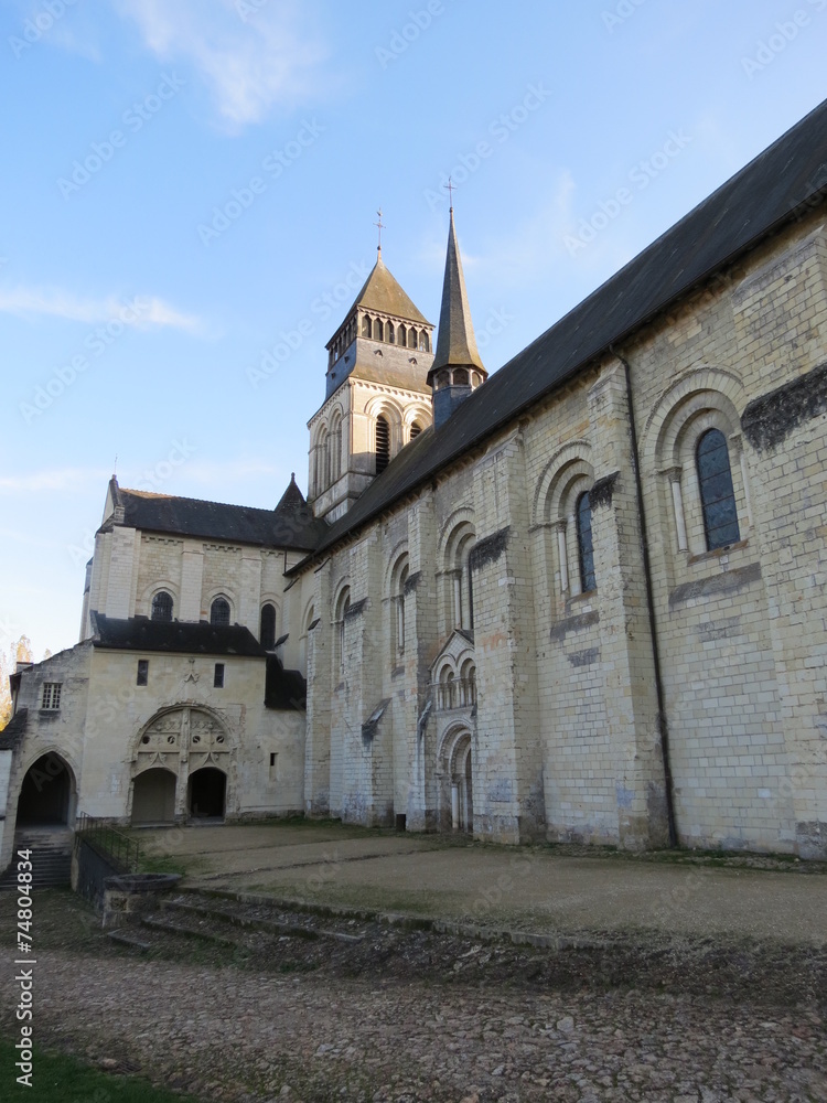 Maine et Loire - Abbaye de fontevraud - Abbatiale