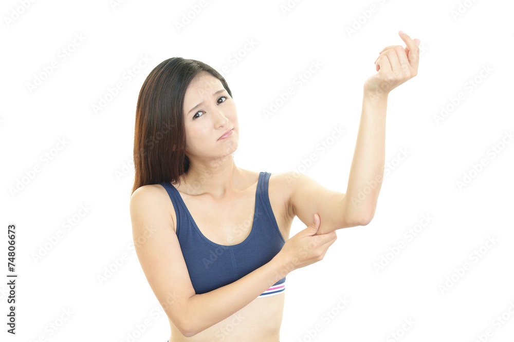 がっかりした表情の女性 がっかりした表情の女性