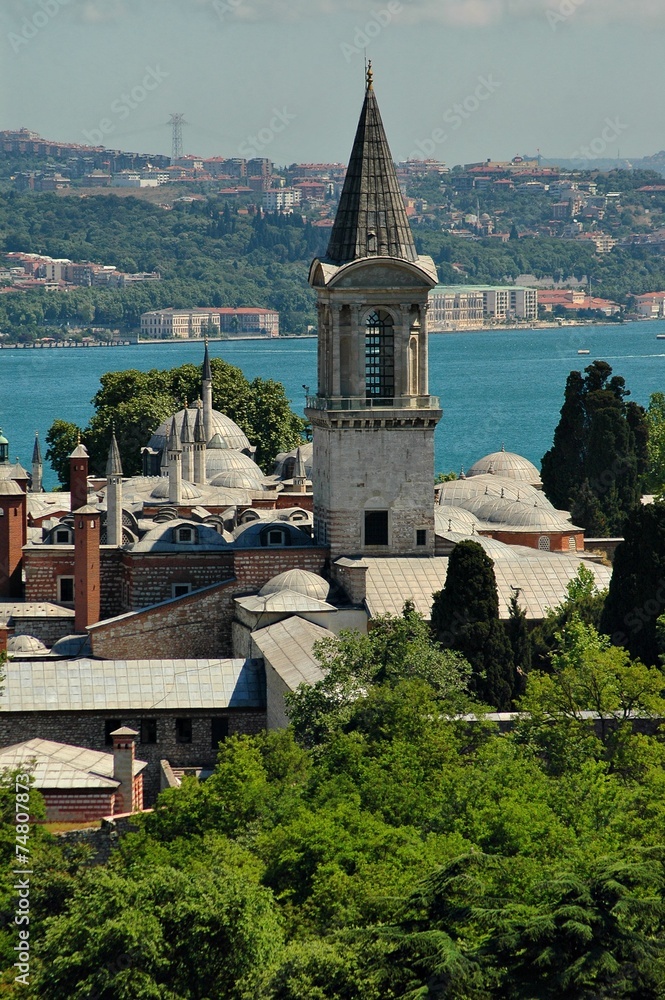 Fototapeta premium Topkapi Palace form Hagia Sophia Minaret