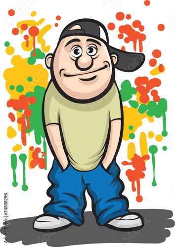guy in baggy jeans