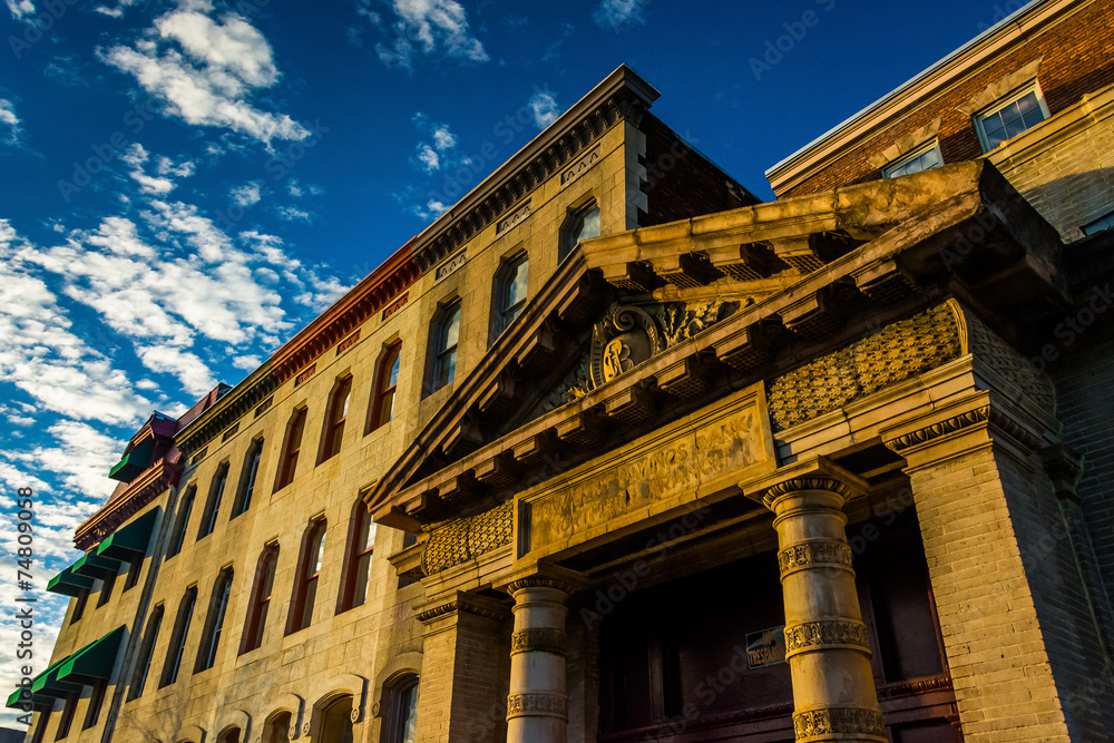 Fototapeta premium Old building in Baltimore, Maryland.
