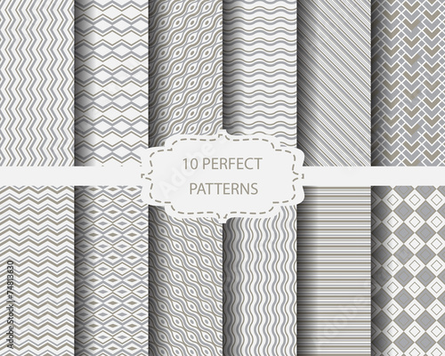 gray and brown patterns