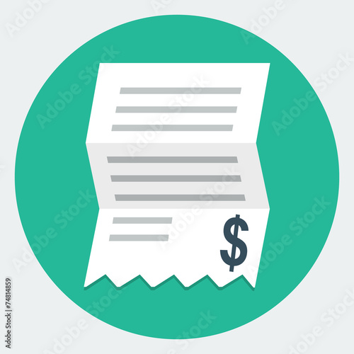 Vector Receipt Icon