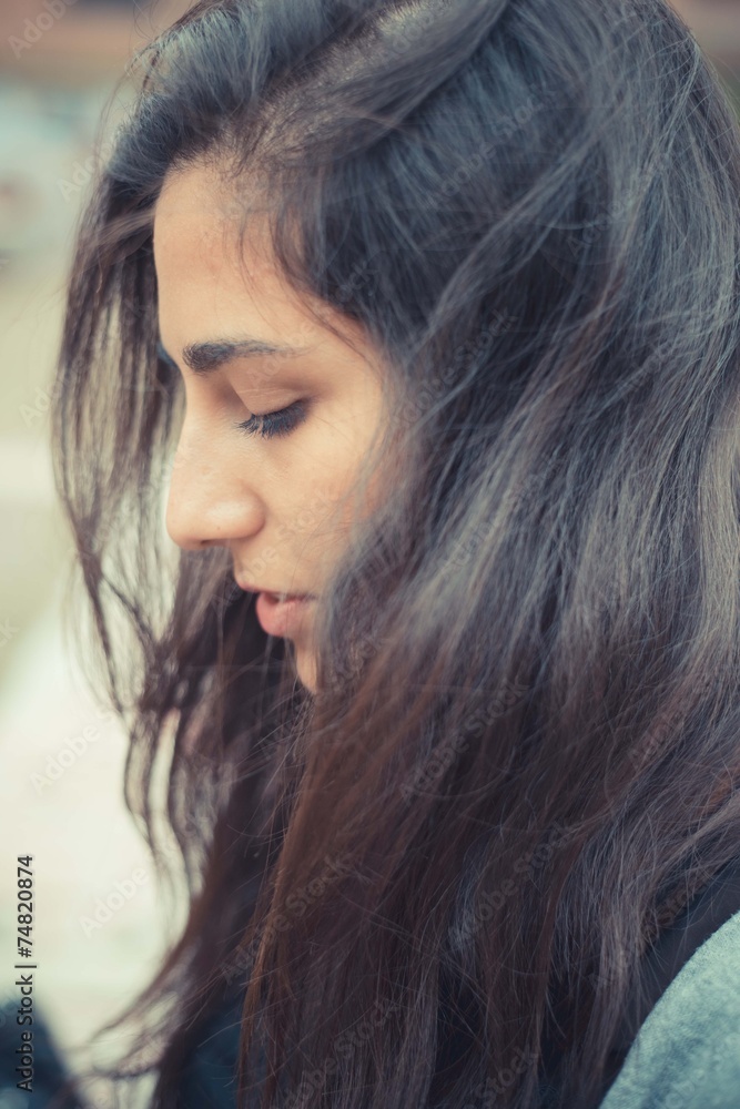 young beautiful brunette woman young beautiful brunette woman