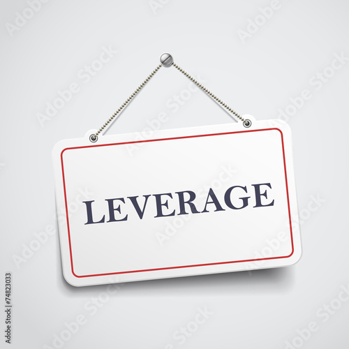 leverage hanging sign