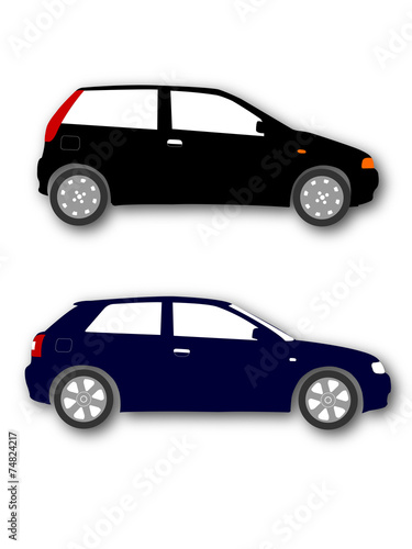 Silhouettes of Car vector