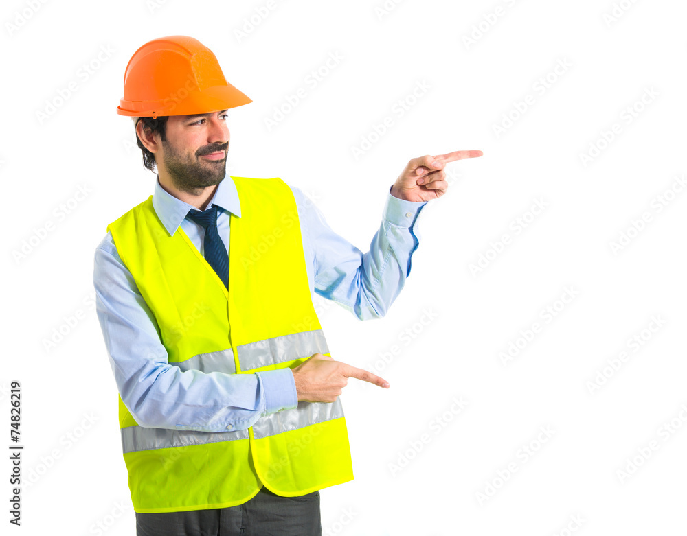 workman pointing to the lateral workman pointing to the lateral