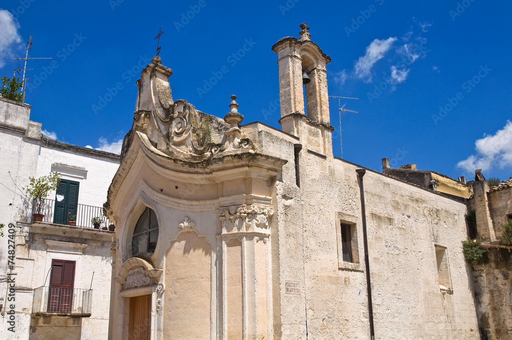 Church of Madonna dei Martiri. Altamura. Puglia. Italy.