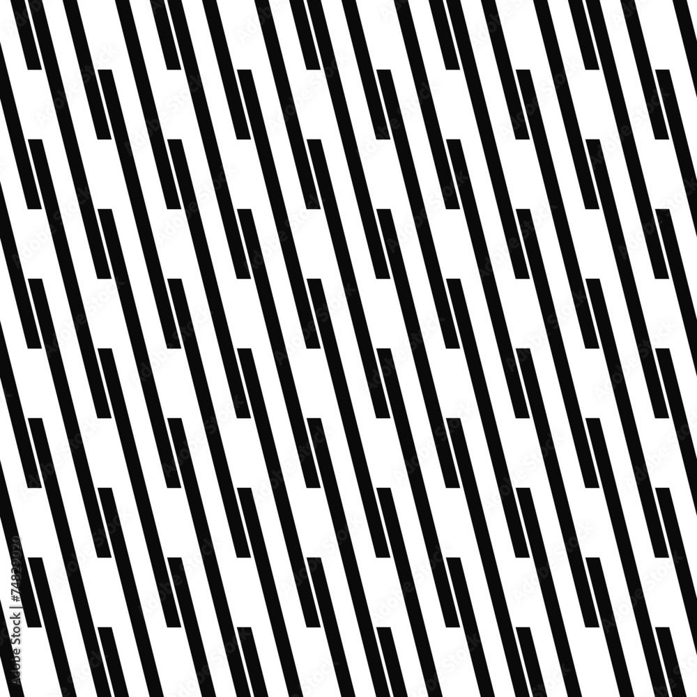 Seamless monochrome angular line pattern Seamless monochrome angular line pattern