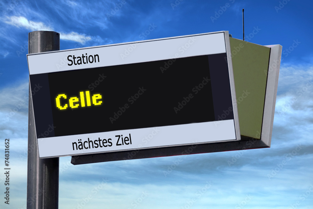 Anzeigetafel 6 - Celle