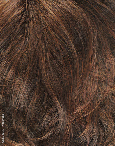Hair fragment as a background composition