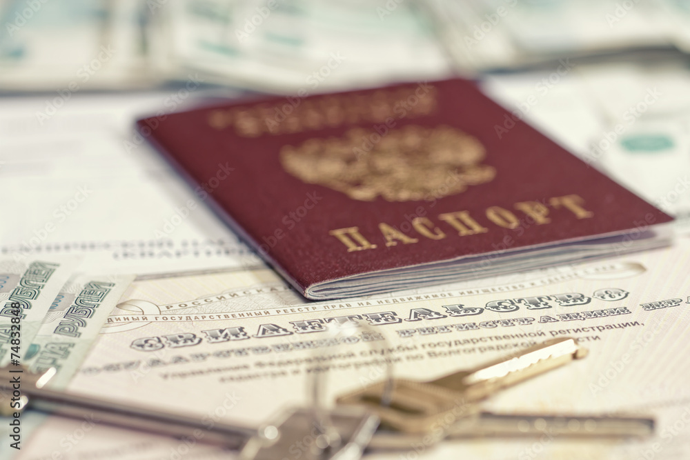 passport, keys and the certificate of ownership of the apartment passport, keys and the certificate of ownership of the apartment