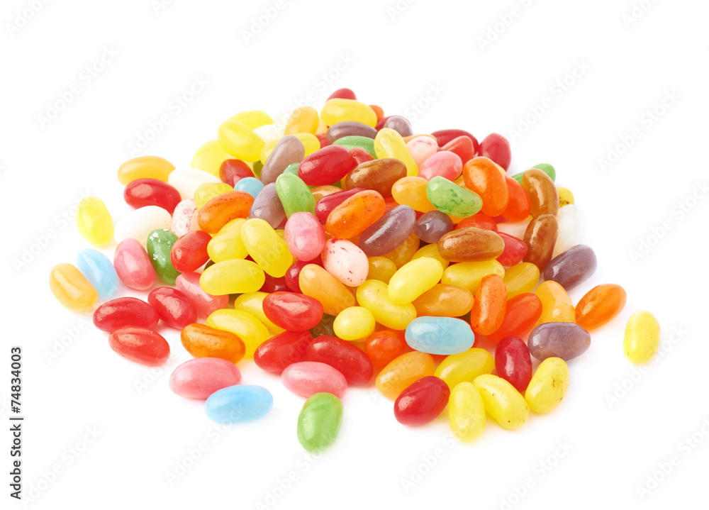 Pile of multiple jelly bean candies Pile of multiple jelly bean candies