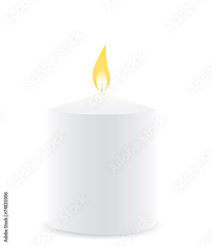 Candle. Vector