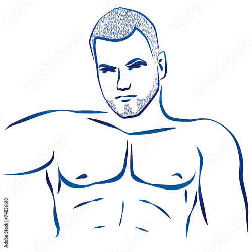 Muscular Hunk Torso