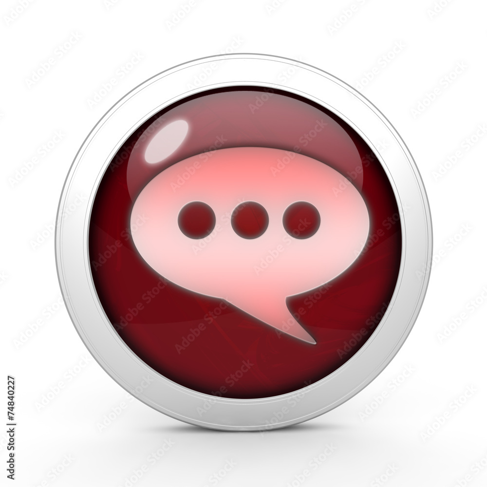 Fototapeta premium forum circular icon on white background