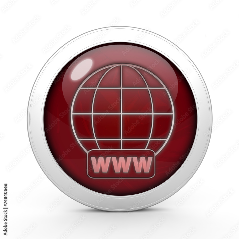www circular icon on white background www circular icon on white background