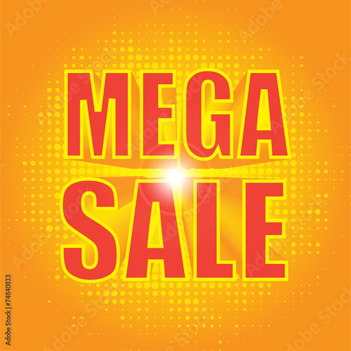 Wallpaper Mural MEGA SALE! wording in pop art style, vector format Torontodigital.ca