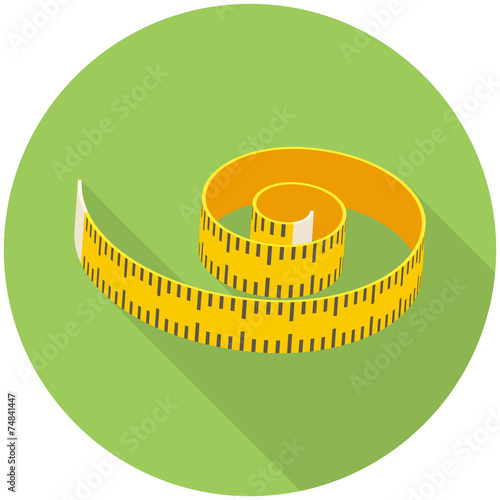 Measuring tape icon
