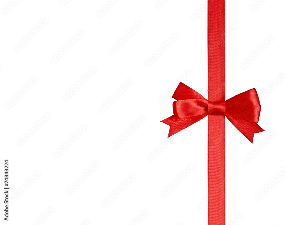 ribbon with bow isolated on white background ribbon with bow isolated on white background