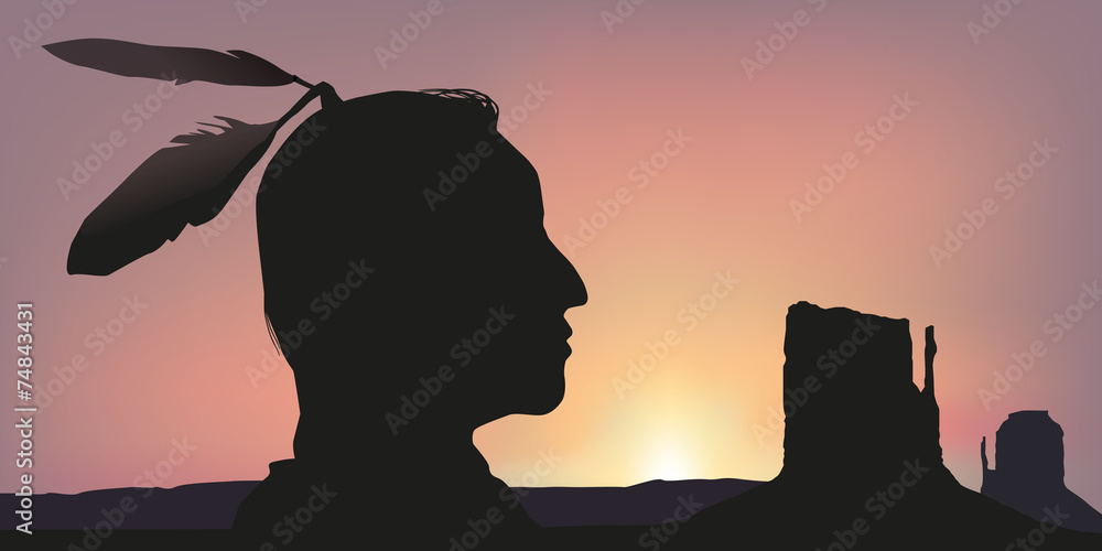 Indien Monument Valley - obrazy, fototapety, plakaty 