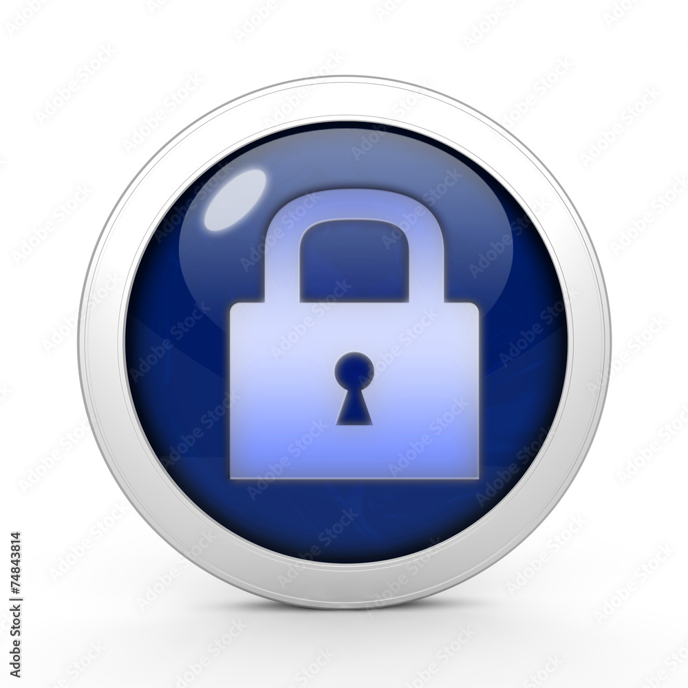 protect circular icon on white background protect circular icon on white background