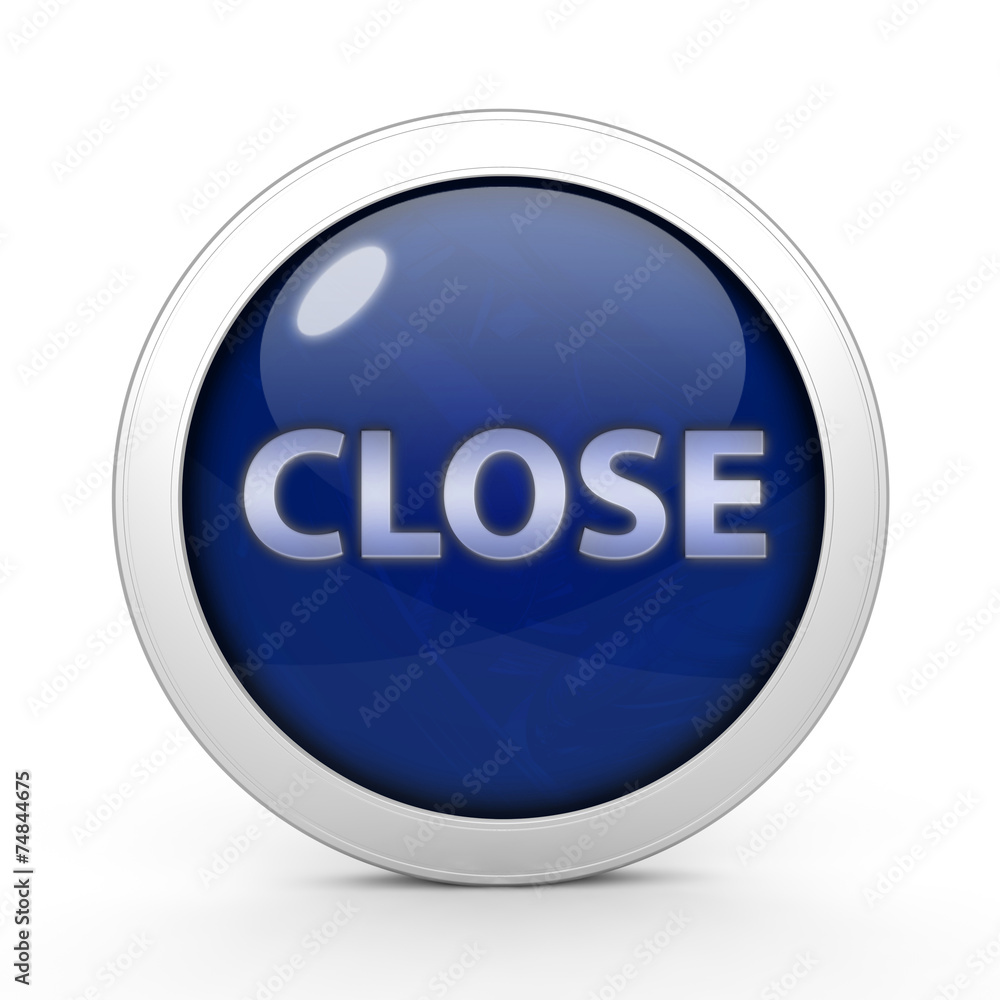 close circular icon on white background close circular icon on white background