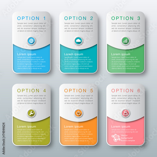 Infographics Web Banner & Label Design
