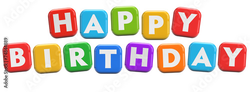 Photography Happy Birthday Party Greeting Text