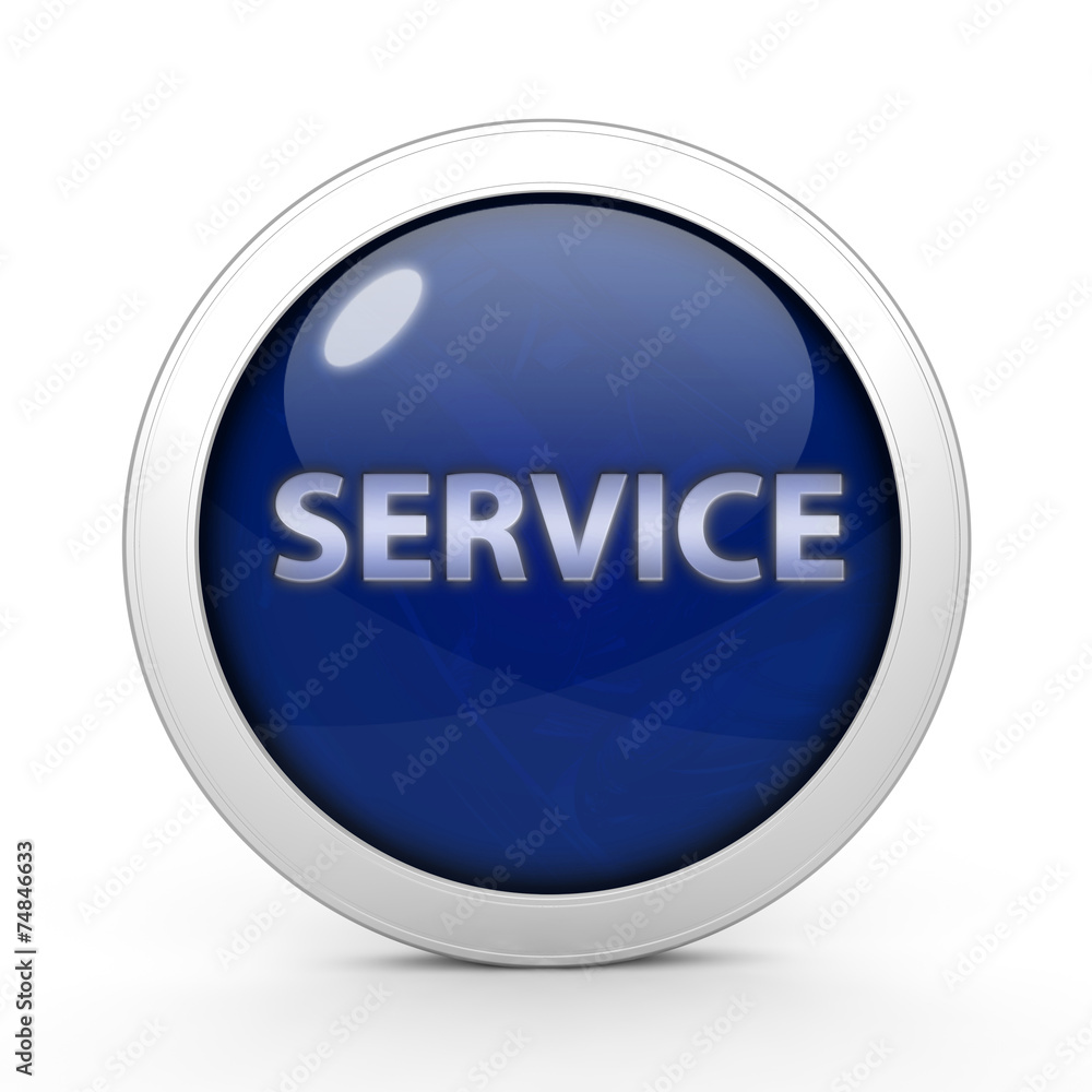 Service circular icon on white background Service circular icon on white background