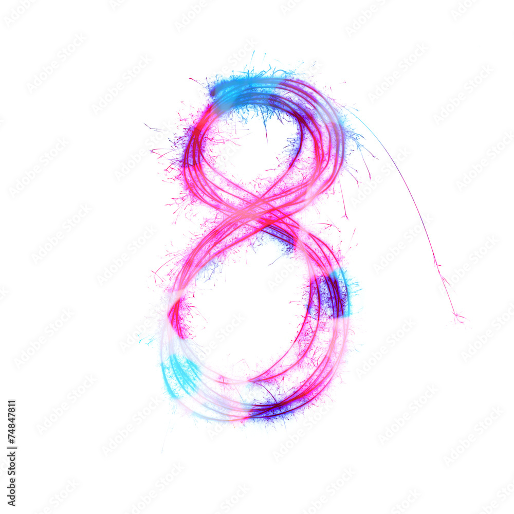 Twinkle light alphabet number 8. Twinkle light alphabet number 8.