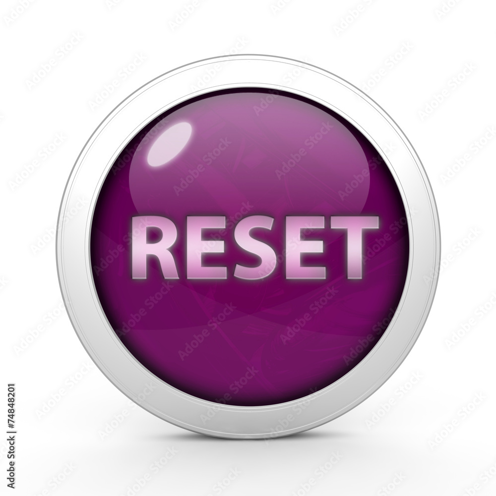 reset circular icon on white background reset circular icon on white background