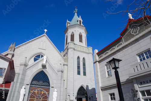 Motomachi Catholic Church in Hakodate, Hokkaido