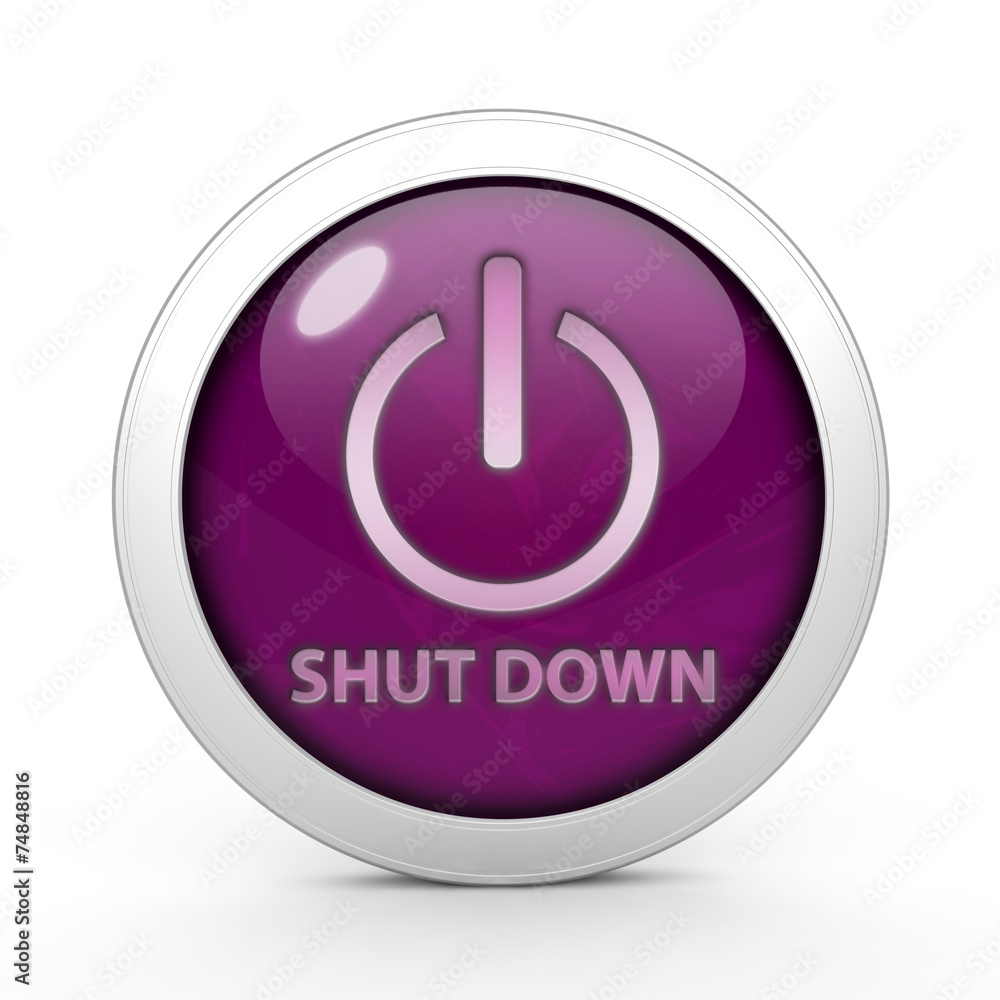 power circular icon on white background power circular icon on white background