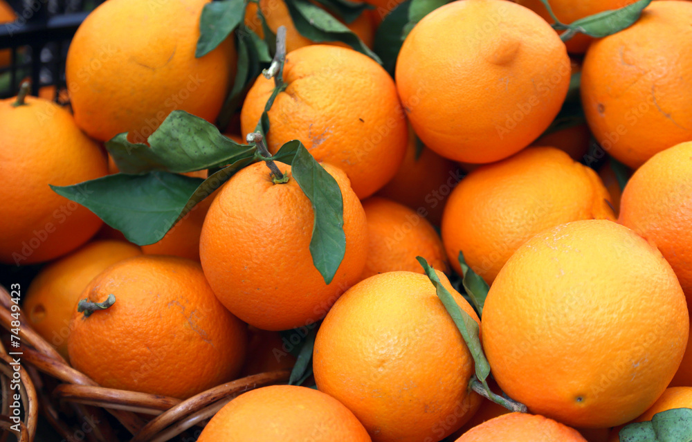 juicy oranges full of vitamin C for sale at the market juicy oranges full of vitamin C for sale at the market