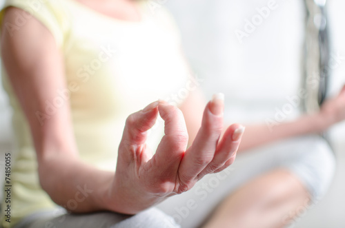 Woman doing yoga