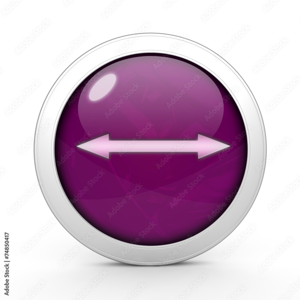 Arrow circular icon on white background Arrow circular icon on white background