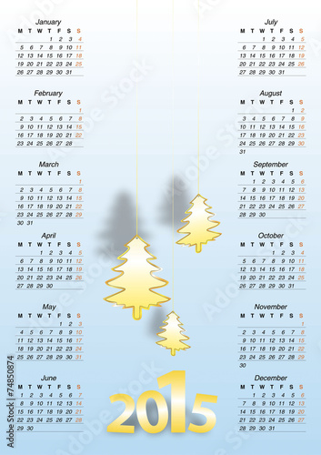 Сalendar 2015