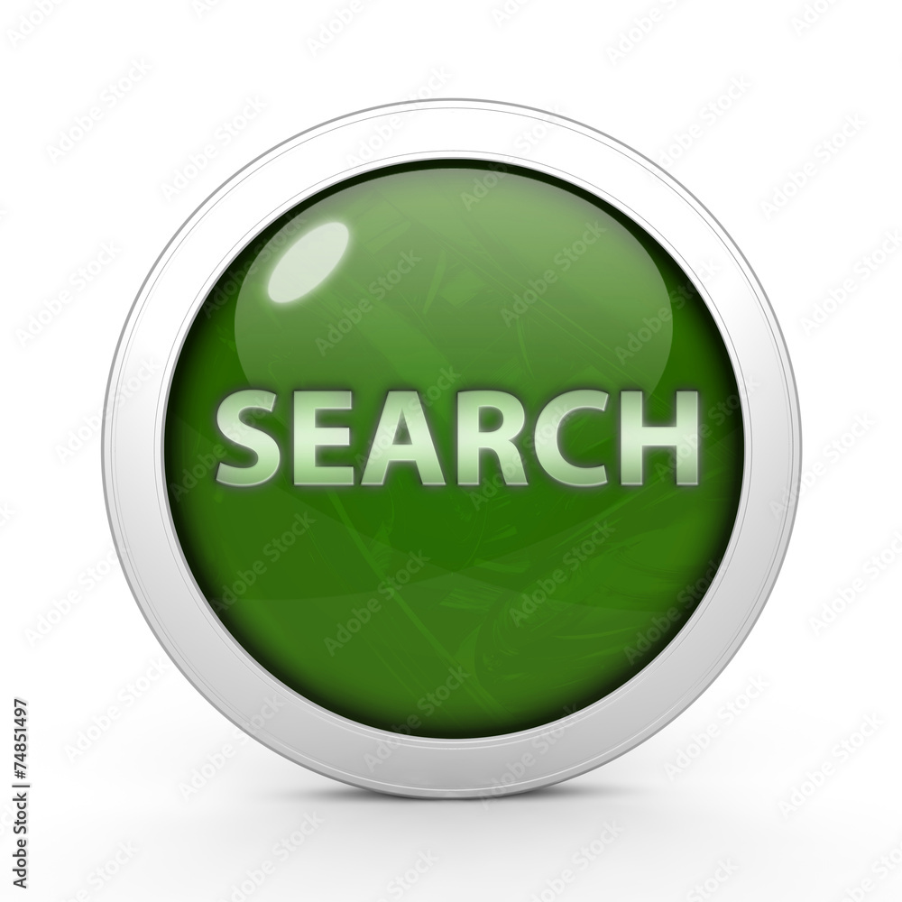search circular icon on white background search circular icon on white background