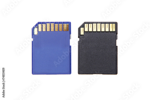 sd memory for camera computer compact flash isolated photo