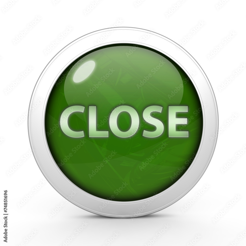 close circular icon on white background close circular icon on white background