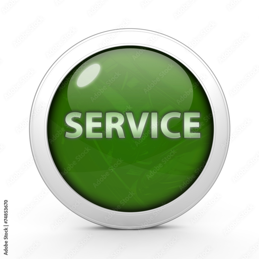 Service circular icon on white background Service circular icon on white background