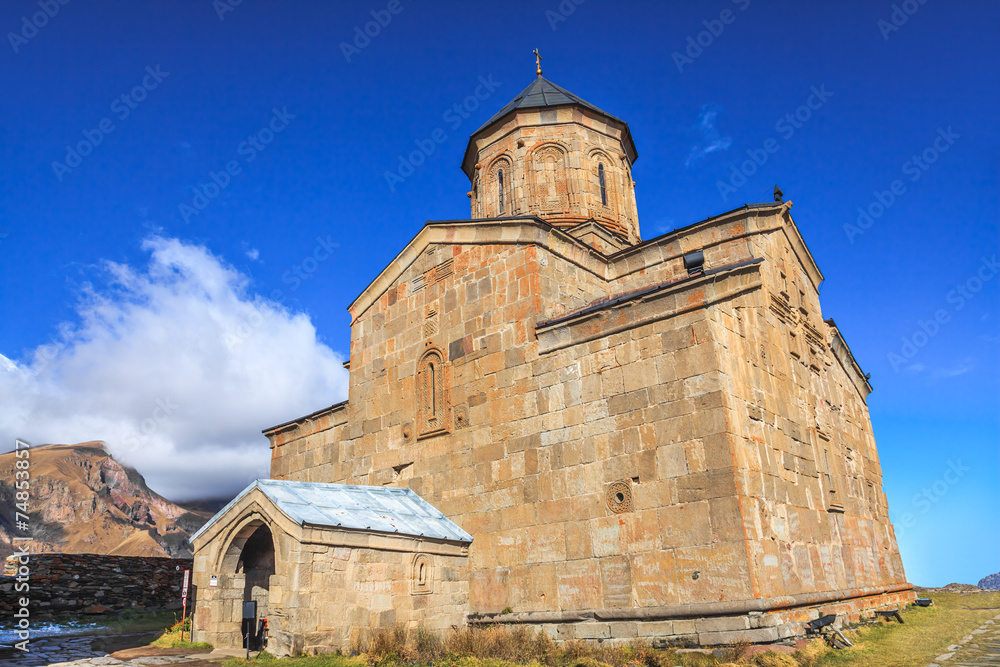 Gergeti Trinity Church on Mount Kazbek