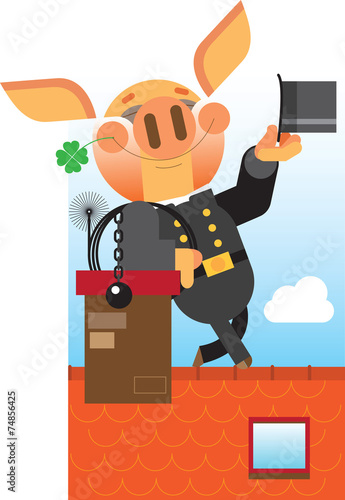piglet is chimney sweep
