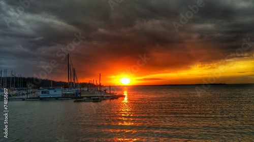 Joe Pool lake sunset 3