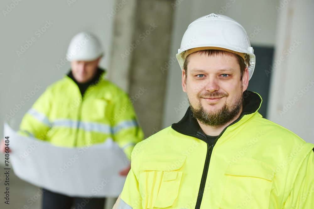 Construction builder worker at site Construction builder worker at site