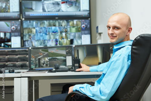 Εκτύπωση καμβά Security video surveillance chief