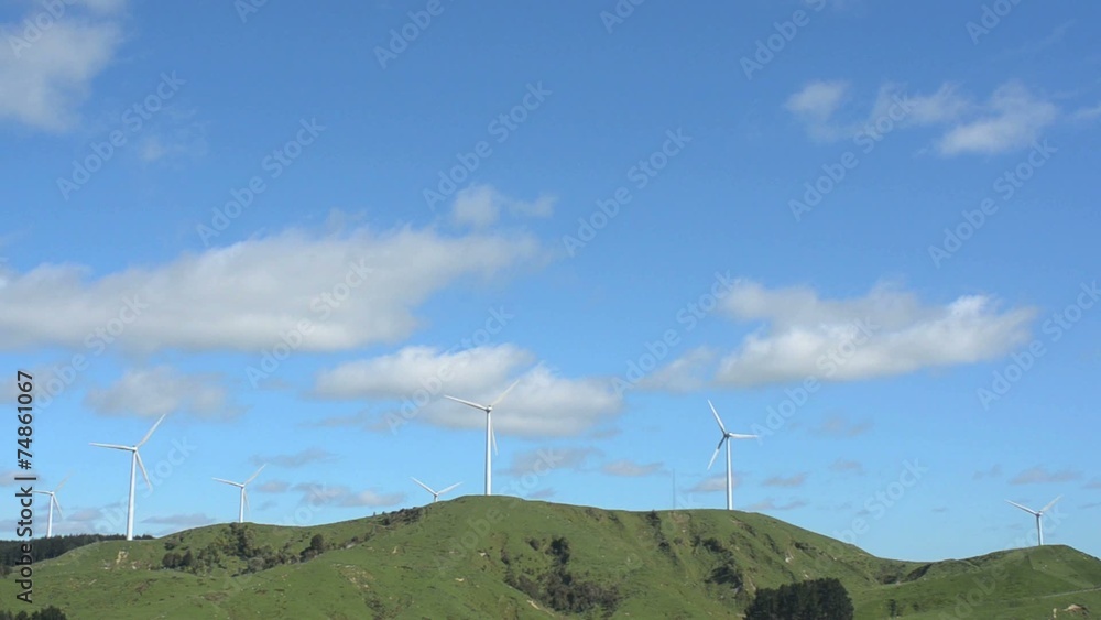 Te Apiti Wind Farm in Palmerston North, New Zealand Te Apiti Wind Farm in Palmerston North, New Zealand