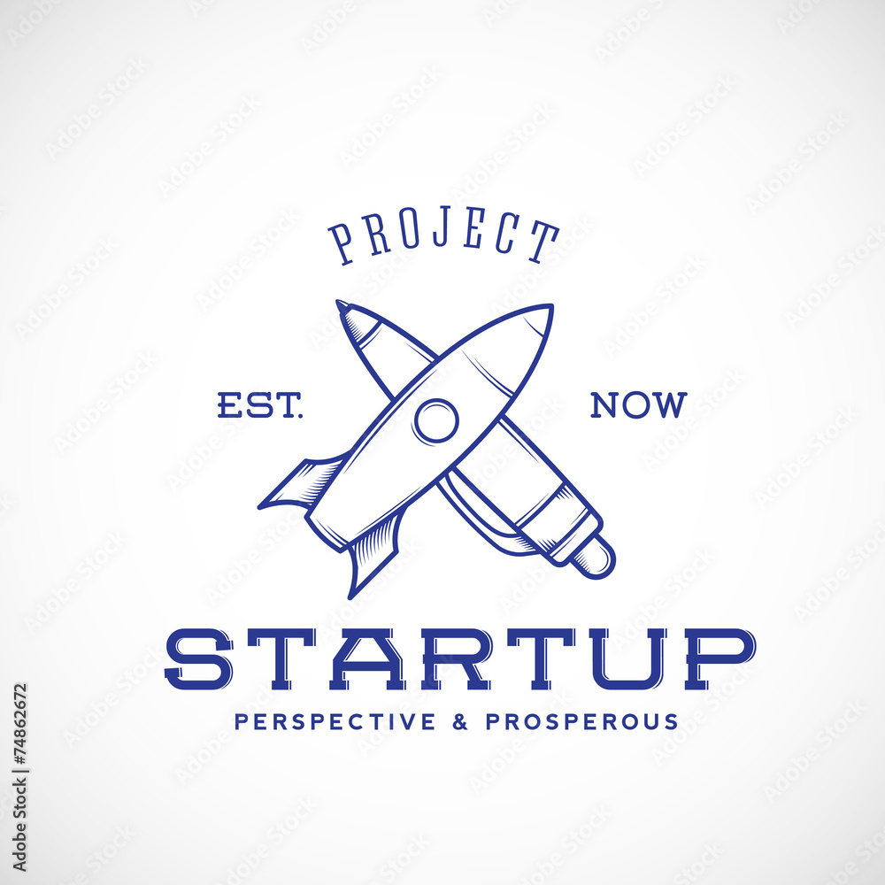 Startup Abstract Vector Logo Template Startup Abstract Vector Logo Template